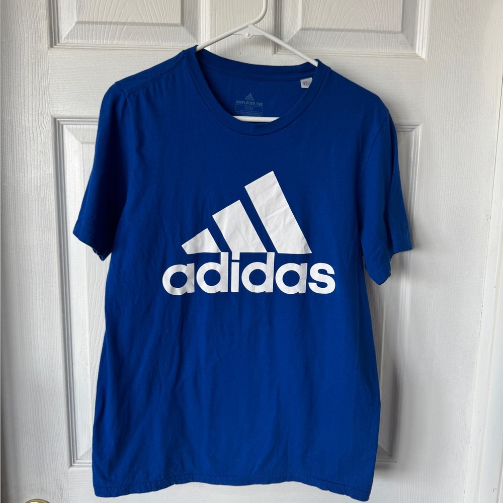 Adidas Amplifier Tee in Vibrant Blue